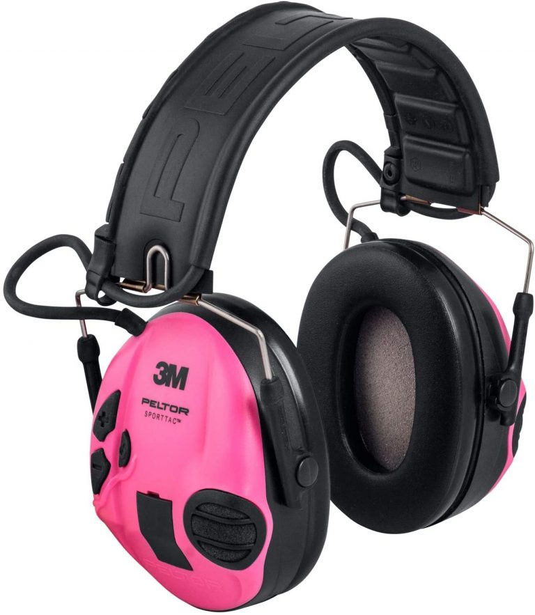 3M Peltor Sporttac MT16H210F-478-RE Pink & Green Eardefenders - 3M ...