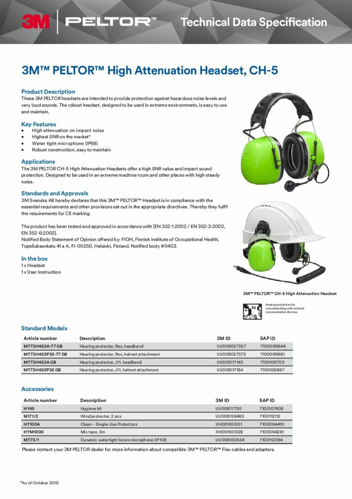3M Peltor Earshot Communications Ltd
